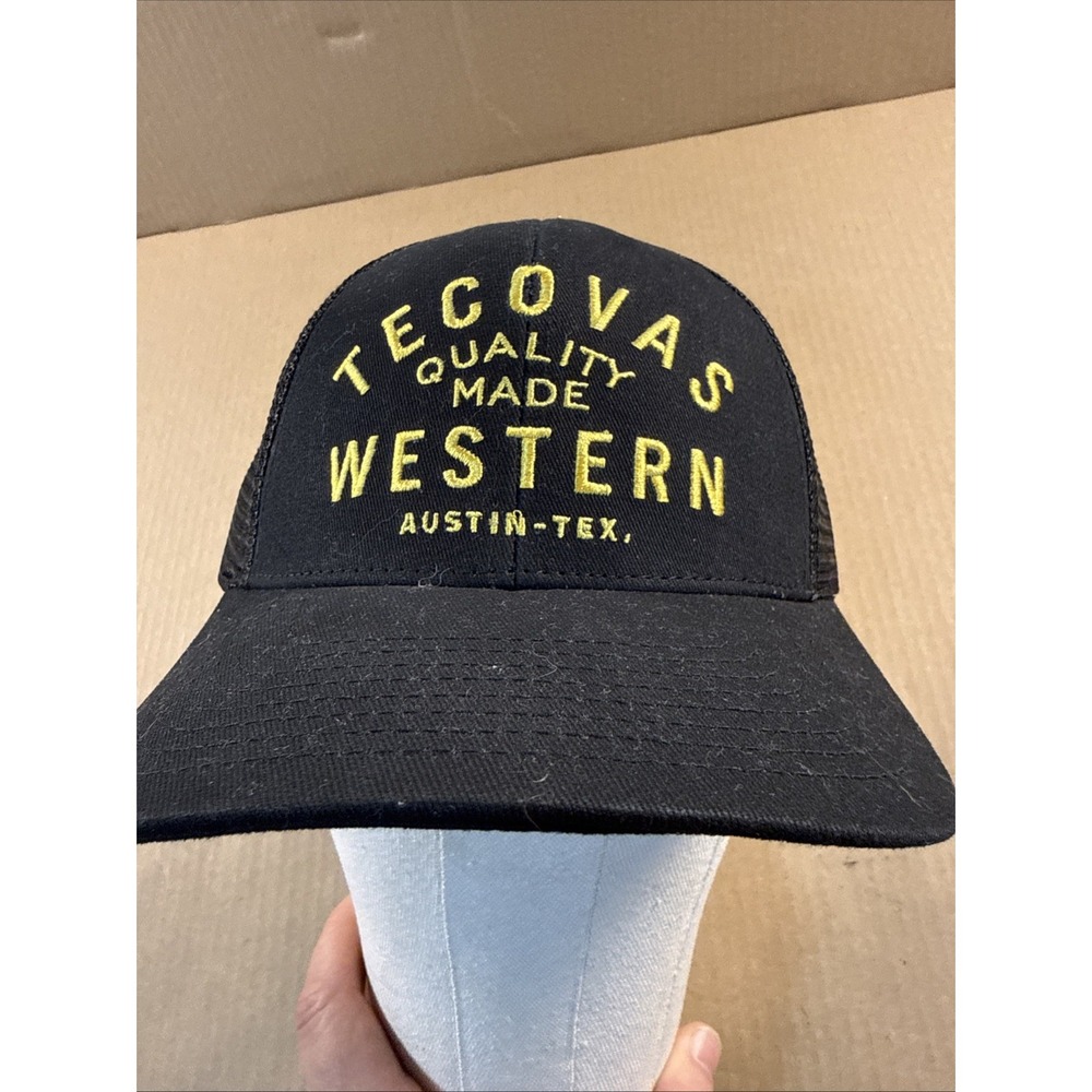 Tecovas Hat Cap Snapback Black One Size Austin Texas Western Goods Trucker